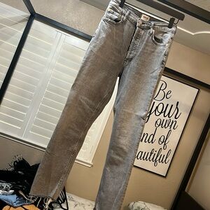Womens Agolde Nico High Rise Jeans, Grey, Size 27 (EUC)